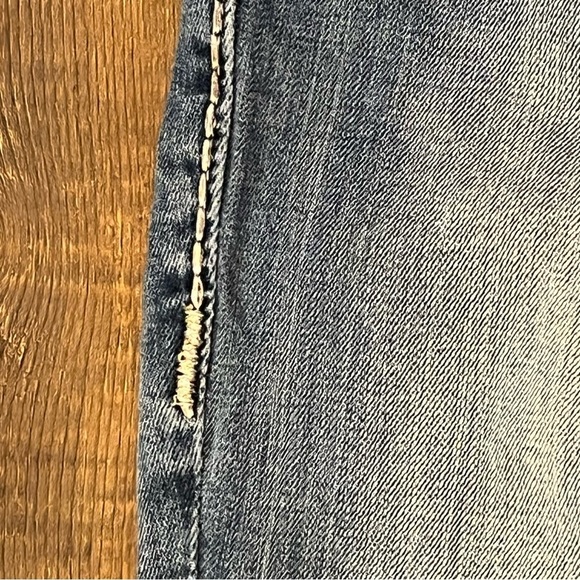 VIGOSS The New York Skinny Jeans Womens Size 3/4 Denim Rhinestones Ankle Stretch - Picture 7 of 16